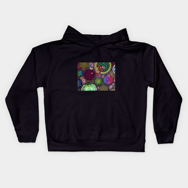 Cosmos Kids Hoodie by ChaChaDivineArt